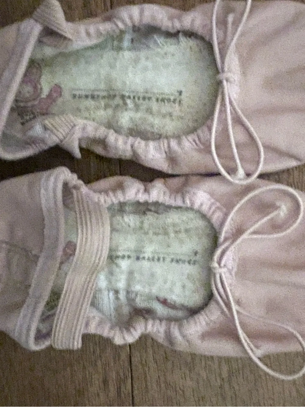 Girls' Light Pink Ballet Flats with Elastic Strap Sz. 10.5 girls
